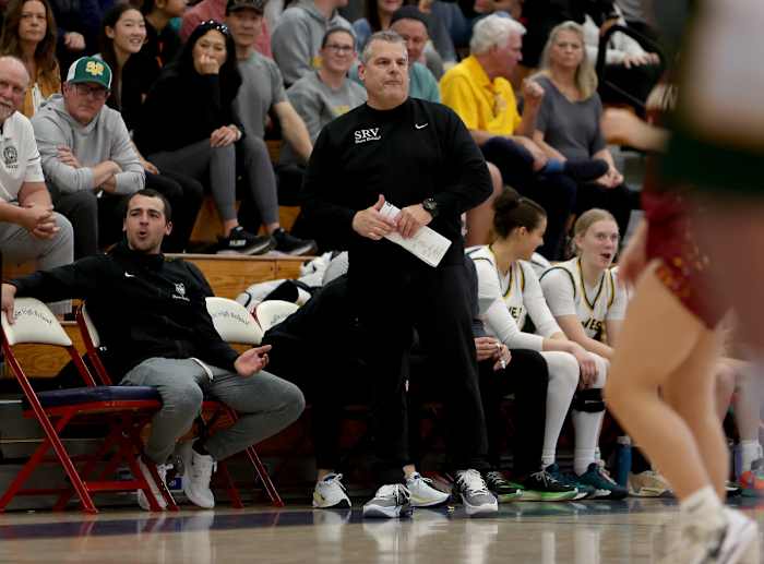 Cardinal Newman girls BB 61, San Ramon Valley 55 NCS Open championship by Dennis Lee 2-24-24022420240 (2)